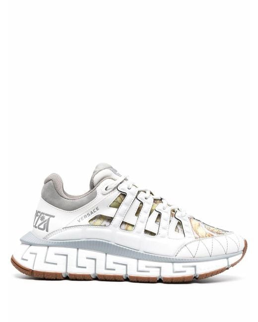 Versace Multicolor Chunky Greca-sole Trainers - US Size: 6, 7 & More - Lyst