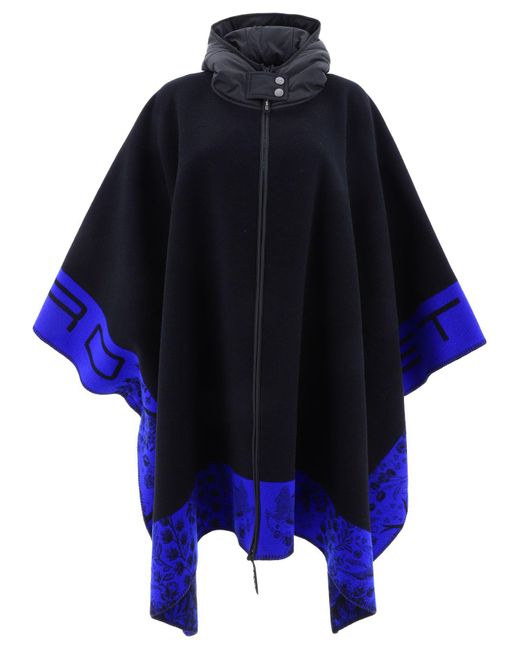 Etro Andere materialien mantel in Blau Damen Bekleidung Mäntel Capes 