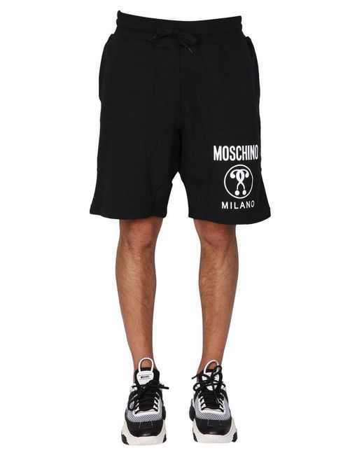 Moschino Baumwolle Andere materialien shorts in Schwarz für Herren Herren Bekleidung Kurze Hosen Bermudas 