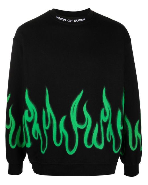 Vision Of Super Baumwolle sweatshirt in Black für Herren