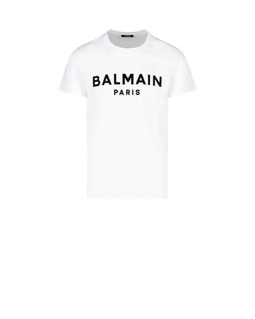 Balmain Herren baumwolle t-shirt in Weiß für Herren | Lyst CH