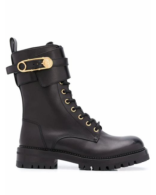 versace combat boots