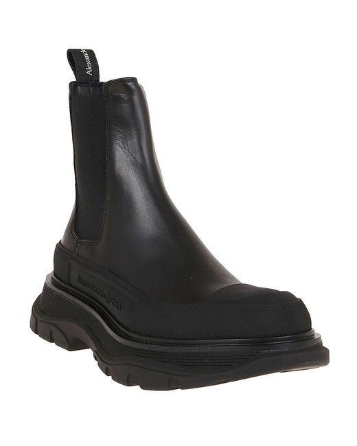 Alexander McQueen Tread Slick Chelsea Boots in Black - Save 43% | Lyst