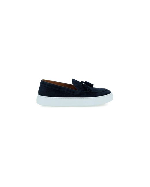 Fratelli Rossetti Leather Loafers in Blue for Men | Lyst