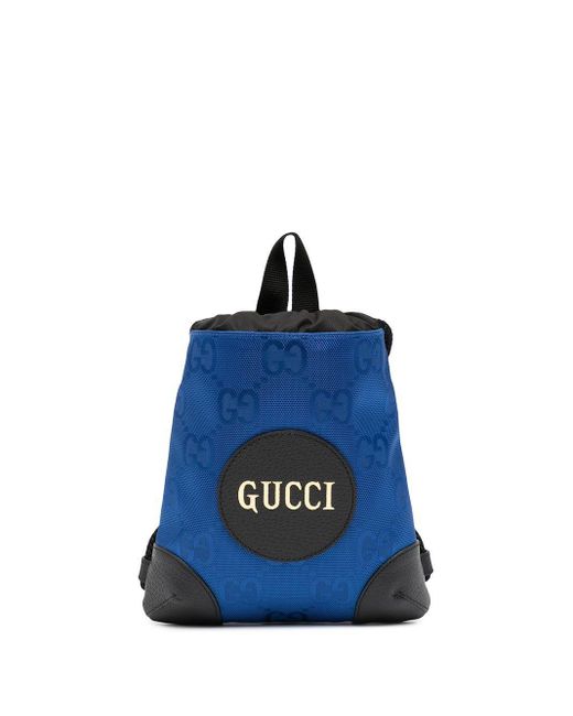 Zaino con coulisse GG Supreme di Gucci in Blu per Uomo - 10% di sconto |  Lyst