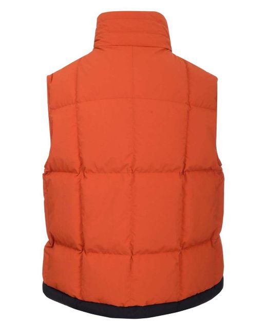 moncler orange coat
