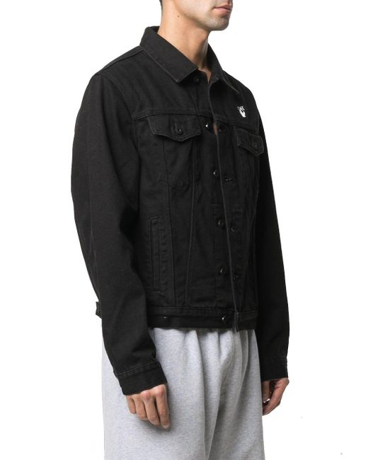 GIACCA IN DENIM 'MONALISA' di Off-White c/o Virgil Abloh in Nero per Uomo -  6% di sconto | Lyst