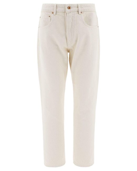 Aspesi Cotton Jeans in Beige (Natural) | Lyst