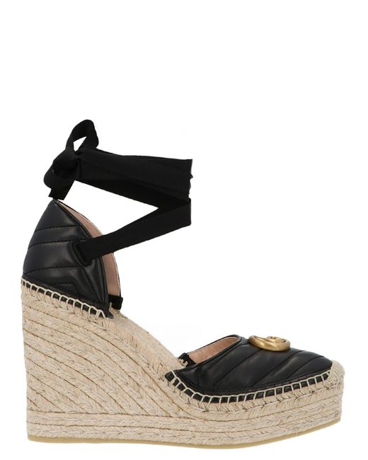 gucci crochet wedges