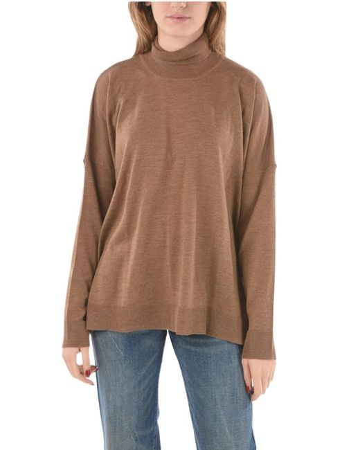 P.A.R.O.S.H. Brown Damen andere materialien sweater