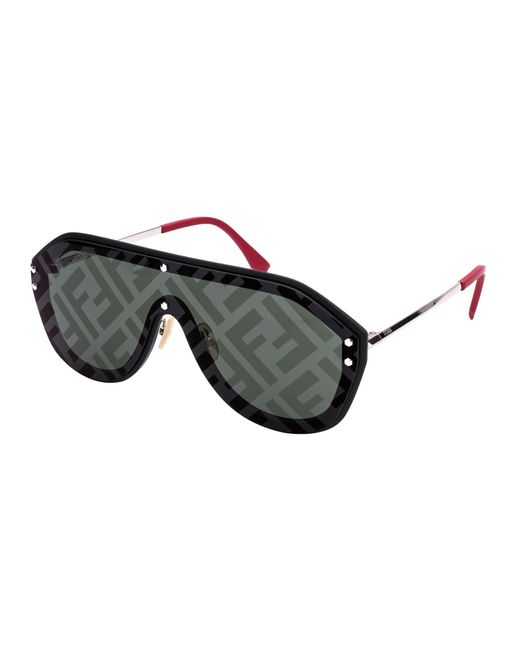 fendi black aviators