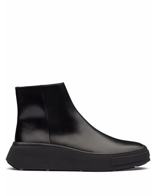 men's wedge sole chelsea boots
