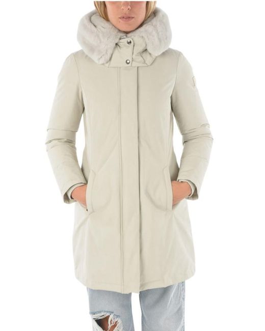 Woolrich Andere materialien steppjacke in Weiß | Lyst AT