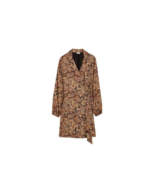 Liu Jo Polyester Dress in Brown | Lyst