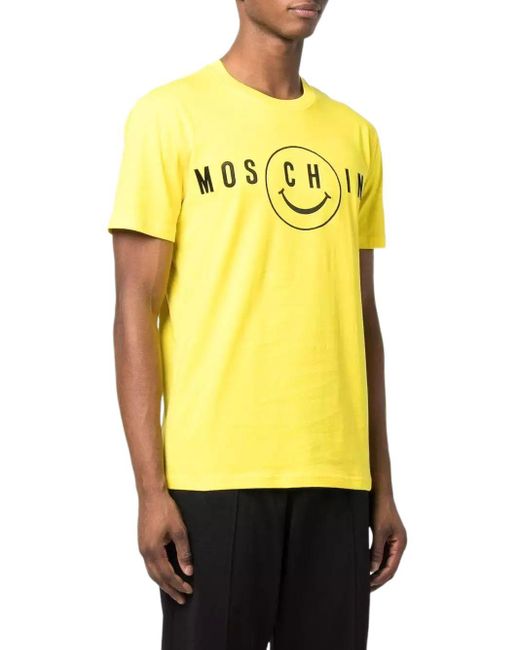 yellow moschino shirt
