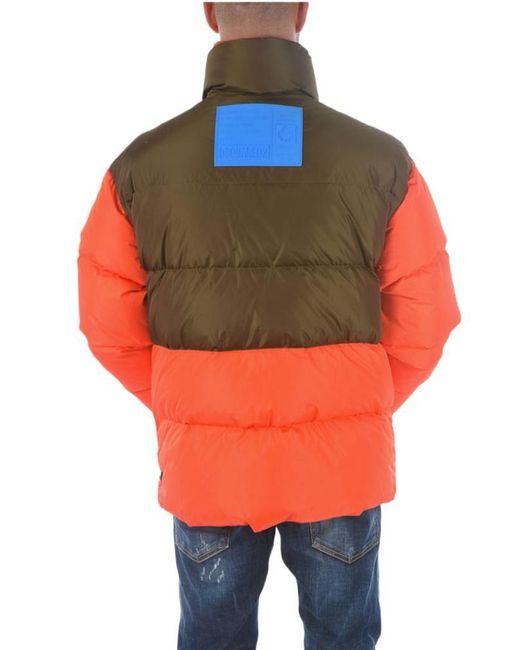 Herren Bekleidung Jacken Freizeitjacken DSquared² Andere materialien steppjacke in Orange für Herren 