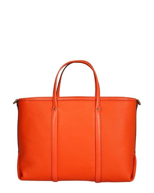 michael kors orange tote