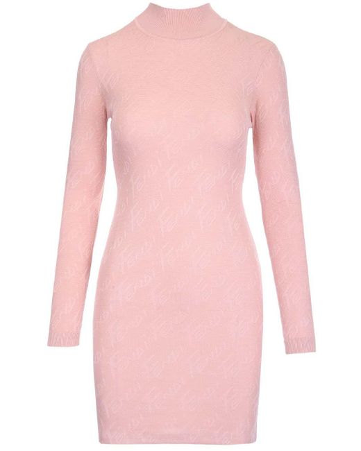 Fendi Dress in Pink Lyst