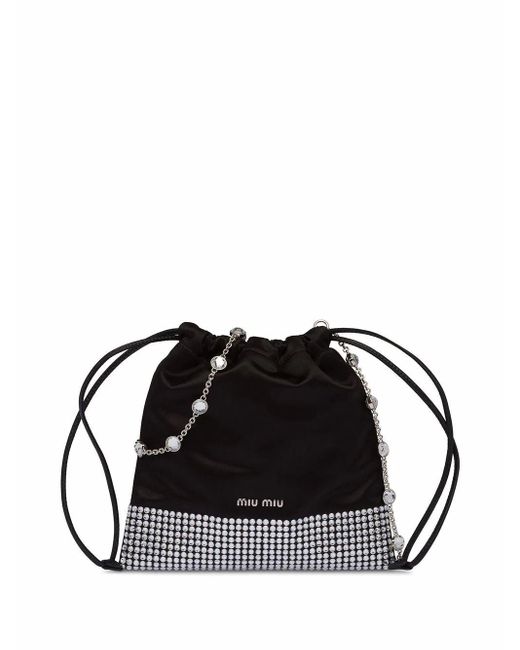 miu miu drawstring pouch