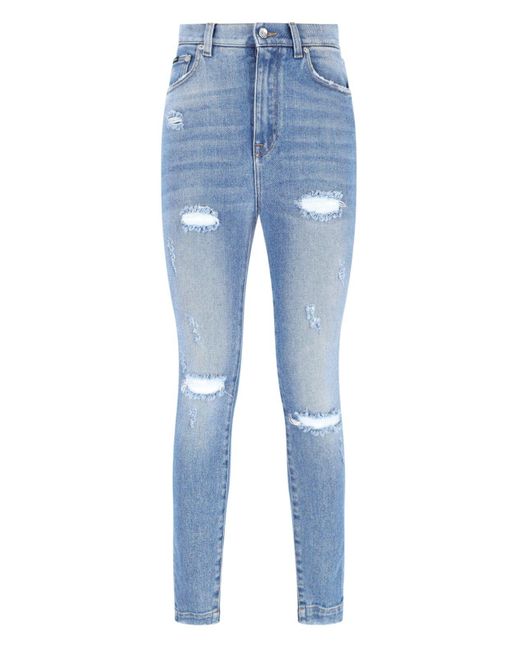 Dolce & Gabbana Cotton Jeans in Blue | Lyst Canada