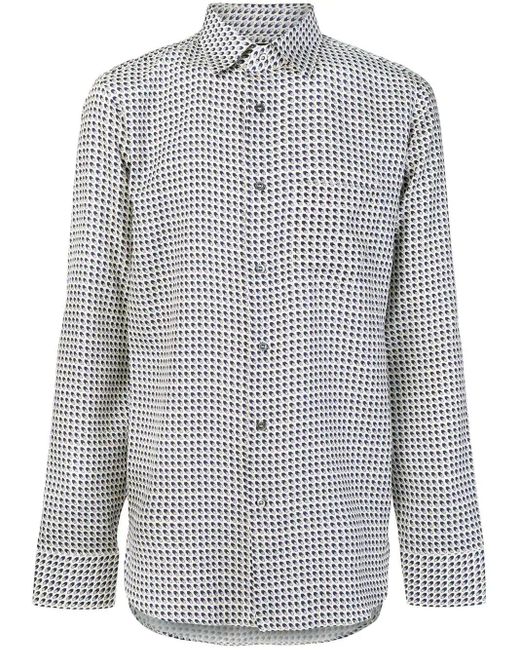 Gucci Silk Shirt in White for Men - Lyst
