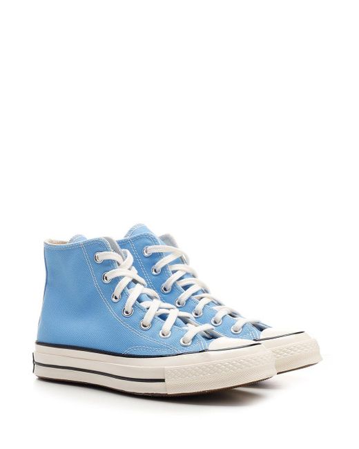 light blue converse trainers