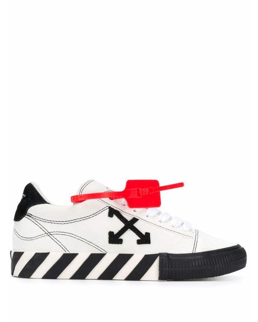 off white vulc leather