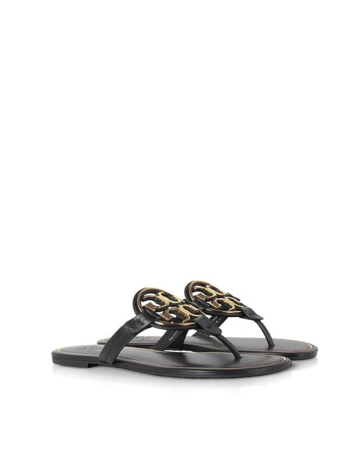 tory burch black sandals