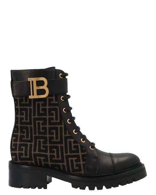 Balmain Cotton Romy Shoes in Black - Save 26% - Lyst