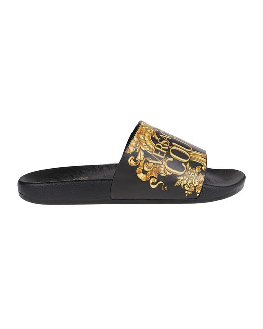 Versace Jeans Couture Sandals in Black for Men | Lyst Canada