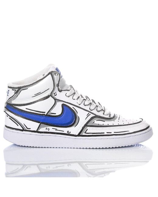 Nike Hi Top Sneakers in White | Lyst Australia