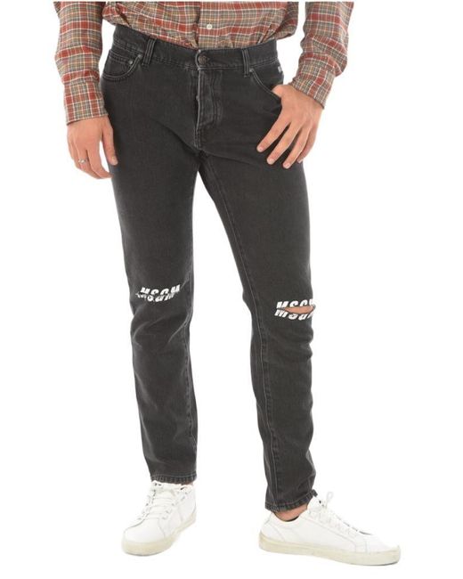 MSGM Black Jeans for Men | Lyst Canada