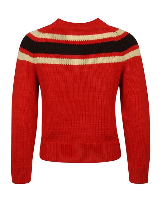 Damen Bekleidung Pullover und Strickwaren Pullover Victoria Beckham Wolle Andere materialien pullover in Rot 