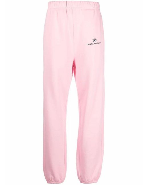 Pantaloni sportivi con stampaChiara Ferragni in Cotone di colore Rosa - 52%  di sconto | Lyst