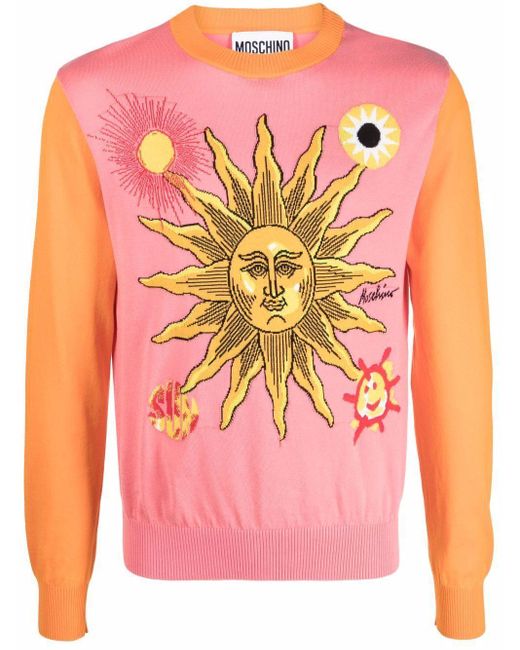 moschino jumper pink