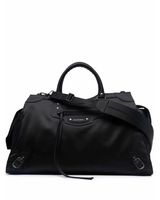 Balenciaga Black Polyamide Travel Bag for men