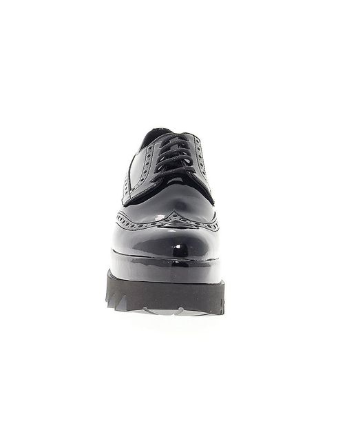 Cult Black Leather Lace-up Shoes | Lyst
