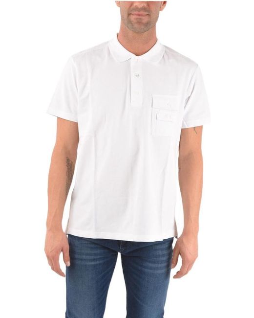 Herren Bekleidung T-Shirts Poloshirts DIESEL Andere materialien poloshirt in Weiß für Herren 