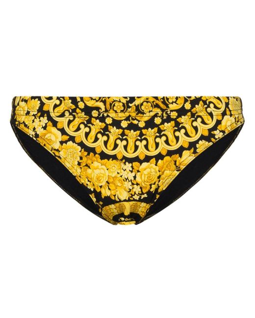 Versace Badehose mit barockem Print in Gelb für Herren - Sparen Sie 1% -  Lyst