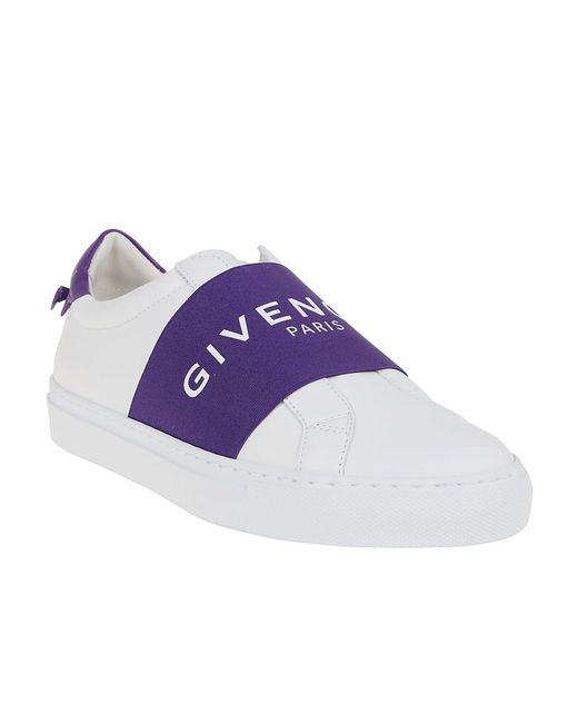 Givenchy Leather Slip On Sneakers in Purple | Lyst Canada