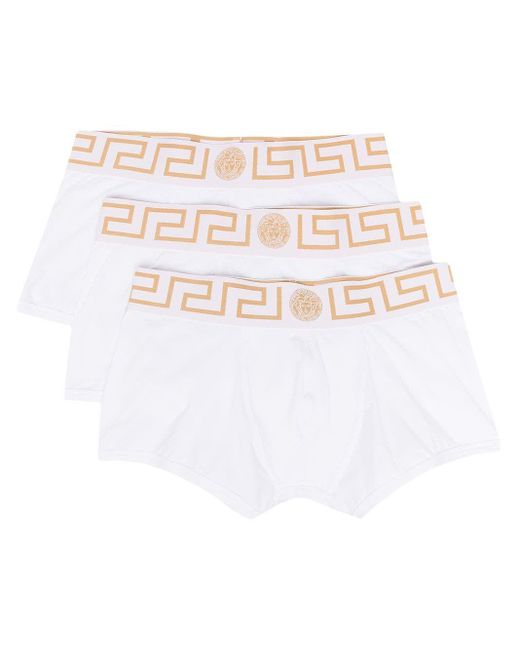 versace boxers white