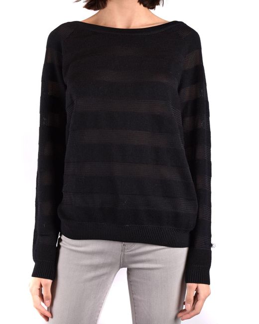 Armani Jeans Black Wolle sweater