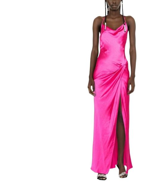 Pinko Abendkleid aus Satin in Pink | Lyst AT