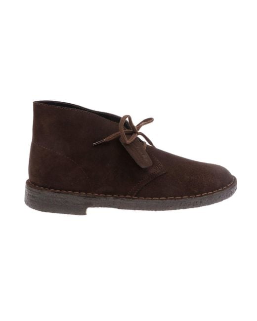 clarks brown ankle boots