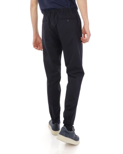 Pantaloni poliestere da Uomo di Incotex in Nero | Lyst