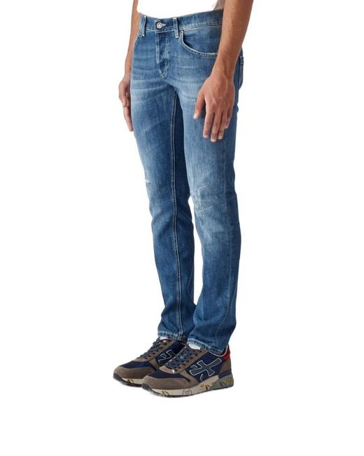 Dondup Denim Andere materialien jeans in Blau für Herren Herren Bekleidung Pullover und Strickware Ärmellose Pullover 