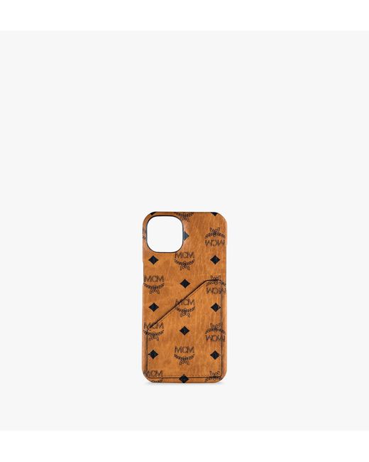 MCM Iphone 13 Case In Visetos for Men Lyst