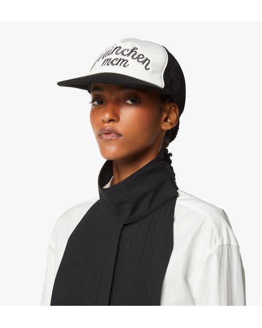 MCM Multicolor München Ponte Cap for men