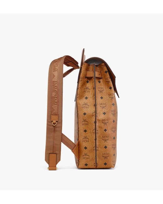 MCM Brown Diamond Backpack for men
