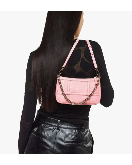 OOTD: Pink MCM Worldwide Handbag - Fashion For Lunch.